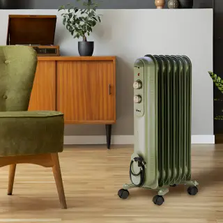 ARDES 4R07VIN Olajradiátor 7 tagos 1500W zöld
