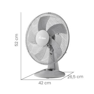ARDES 5ST40G Asztali ventilátor 40cm - szürke