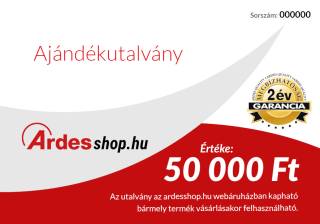 ARDES - Online ajándékutalvány 50000 Ft