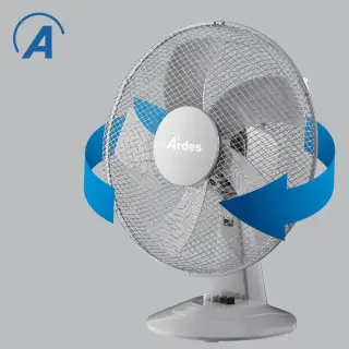 ARDES 5ST40G Asztali ventilátor 40cm - szürke