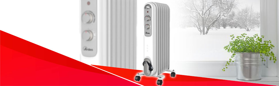 ARDES 4R07S Olajradiátor 7 tagos 1500W szürke